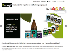 Tablet Screenshot of hanoju-b2b.com